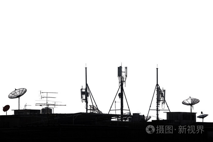 剪影中的通信時代 屋頂上的隱形連接
